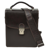 Sacoche en cuir à fermoir Homme Katana 63026