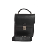 Sacoche à fermoir en cuir Homme Katana 69115