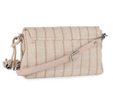 Flap handbag Abzac-Fuchsia-F9103-1