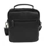 Men's leather shoulder bag Katana 69319 black