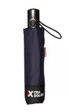 Parapluie pliant X-TRA Solide Isotoner Bleu Marine Homme 09379