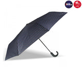Folding Umbrella X-TRA Solid Crook Isotoner Tie 09407